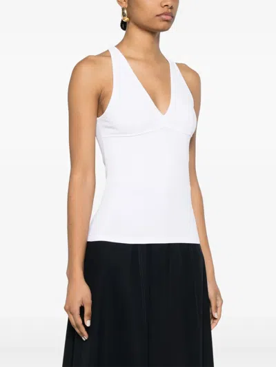 Max Mara Armida Tank Top In White