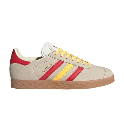 Pre-owned Adidas Originals Wmns Gazelle 'white Spark Scarlet' In Cream