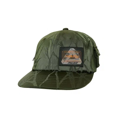 Pre-owned Palace X Porter-yoshida & Co. Pocket 6-panel 'olive/jacquard' In Green