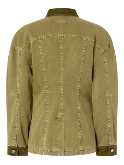 Pinko Field Jacket With Pockets In Grün