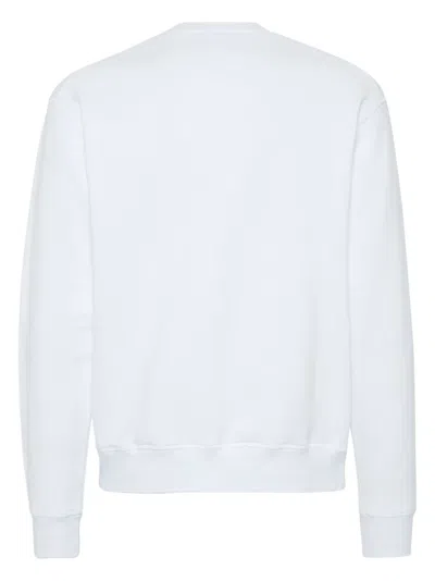 Dsquared2 Sweatshirt Mit Logo-print In Weiss