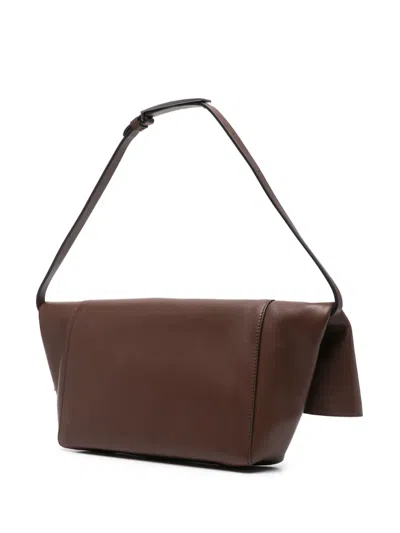 Max Mara Clutch  In Marrone In Braun