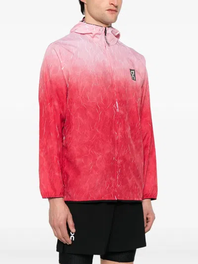 On Pace Running Jacket In Rot