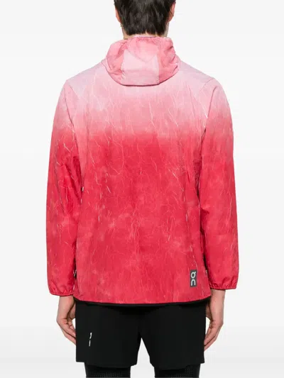 On Pace Running Jacket In Rot