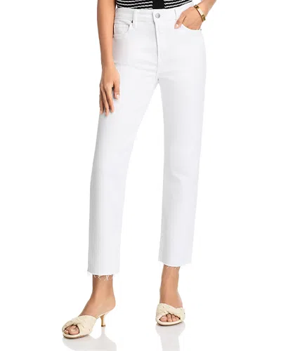 Aqua High Rise Straight Jeans - Exclusive In White