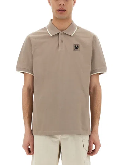 Belstaff Polo Collar Logo Polo Shirt