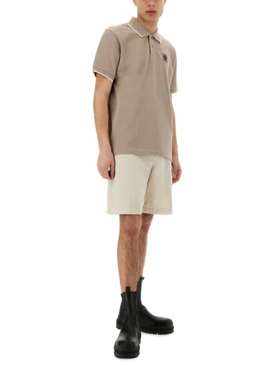 Belstaff Polo Collar Logo Polo Shirt