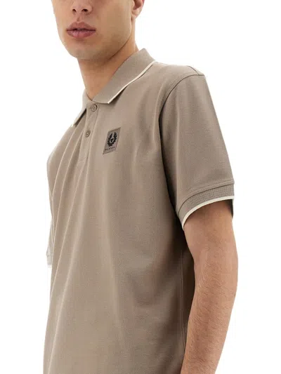 Belstaff Polo Collar Logo Polo Shirt