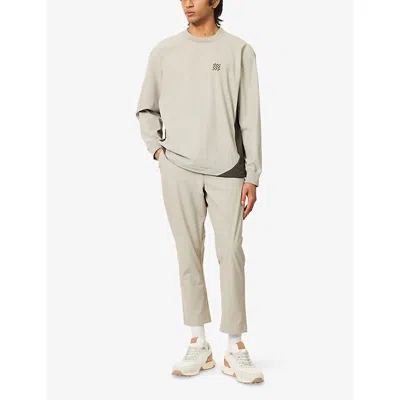 Manors Mens Course Zip-pockets Stretch-woven Trousers Sand