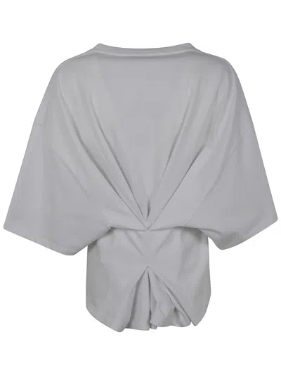 Darkpark Doyle Cropped Draped Short Sleeve Tee Clothing