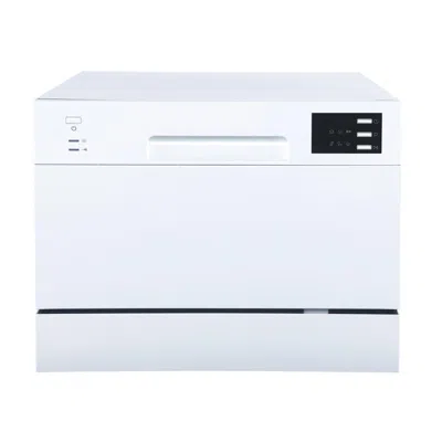 Sunpentown Sd-2252dw Countertop Dishwasher With Delay Start & Ld - White In White