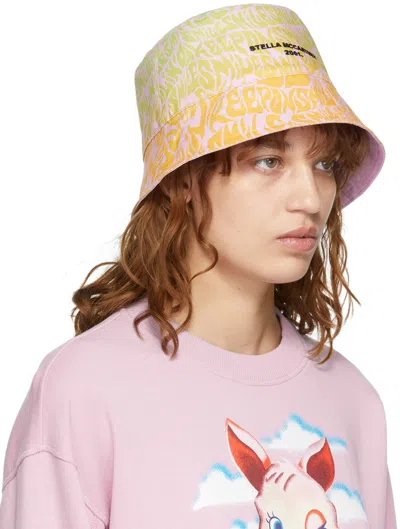 Stella Mccartney Reversible Bucket Hat In Multicolor