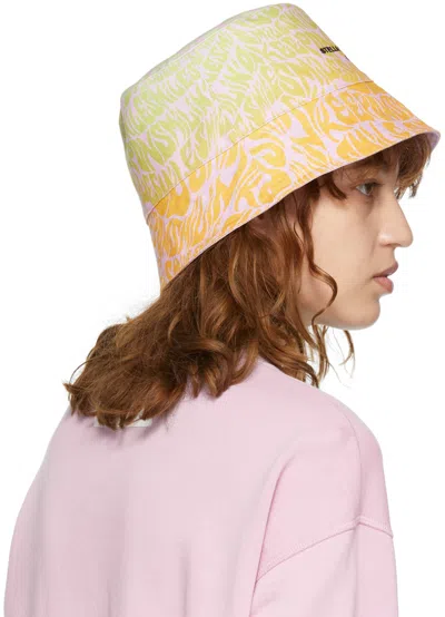Stella Mccartney Reversible Bucket Hat In Multicolor