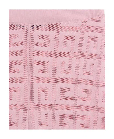 Givenchy 4g Jacquard Leggings In Light Pink