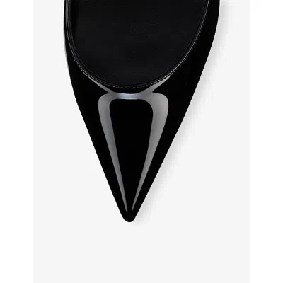 Christian Louboutin Glossy Pointed Toe High Heel Pumps In Multi
