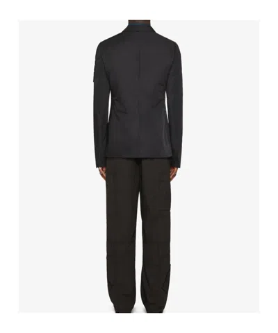 Givenchy Zip-pocket Blazer In Black