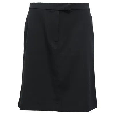 Ann Demeulemeester High-rise Mini Skirt In Black Wool In Black