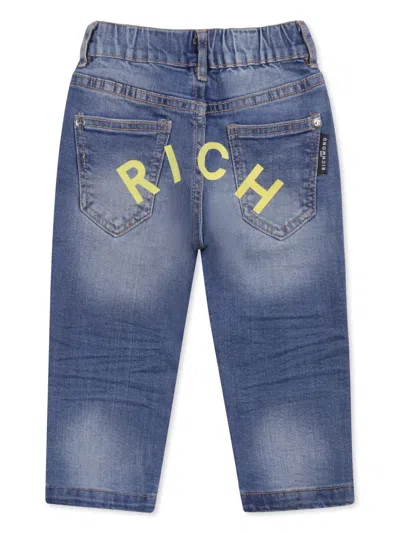 John Richmond Junior Straight-leg Jeans In Denim