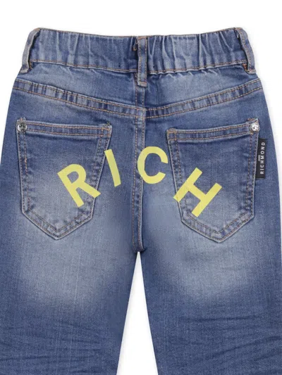 John Richmond Junior Straight-leg Jeans In Denim