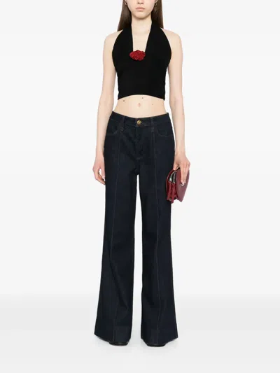 Rag & Bone Flared Jeans In Blue