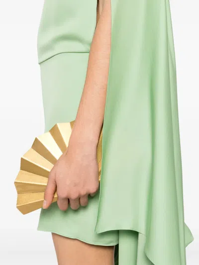 Tom Ford Silk Mini Dress In Green