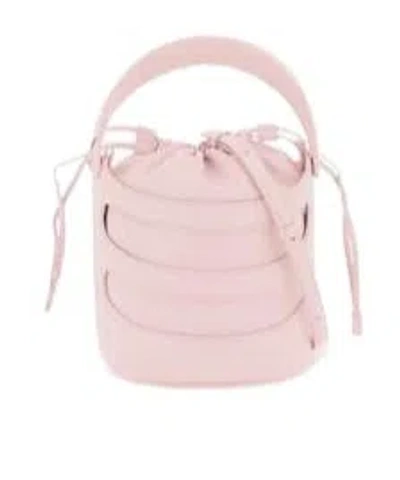 Alexander Mcqueen Women's Pastel Leather The Rise Bucket Bag In Pink