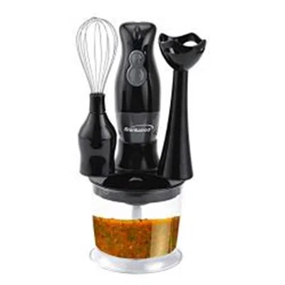 Brentwood Hb38bk 300w Hand Blender With Whisk Black In Multi