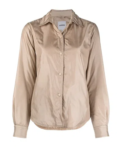 Aspesi Giacca Camicia Glue - Beige