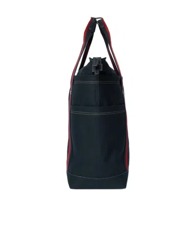 Gucci Medium Printed Canvas Bag With Web In Dark Brown