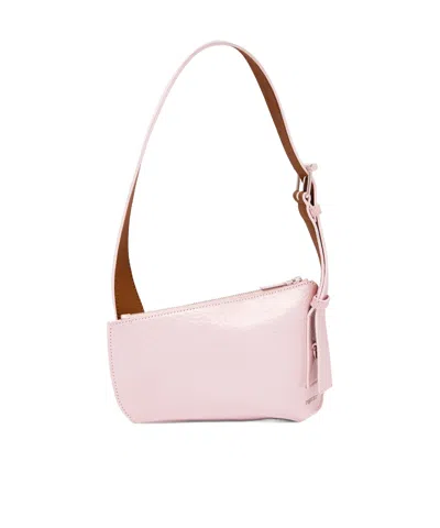 Alexander Mcqueen Mcqueen T-bar Sling Asymmetric Leather Crossbody Bag In Multi