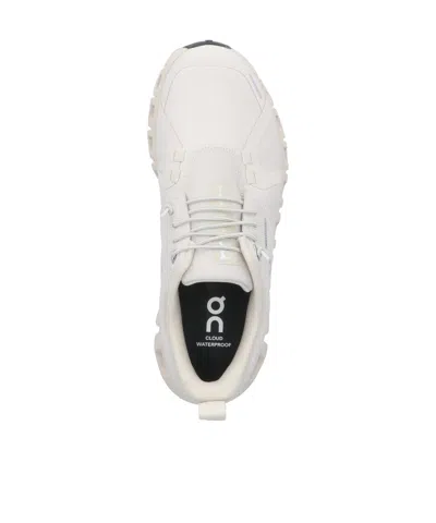 On Cloud 6 Waterproof Low-top Sneakers In White