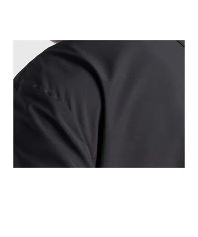 Prada Camicia In Lino Nero Uomo In Black