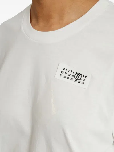Mm6 Maison Margiela Mm6 By Maison Margiela Relaxed-fit Cotton T-shirt With Subtle Logo Detail