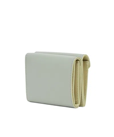 Fendi Ff Diamonds Wallet In Metallic