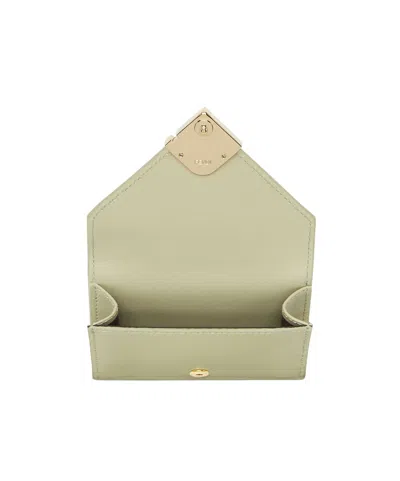Fendi Ff Diamonds Wallet In Metallic