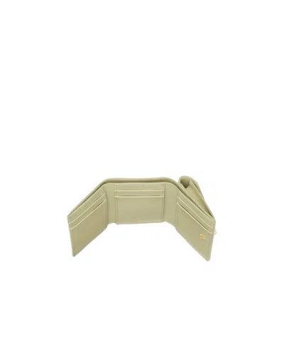 Fendi Ff Diamonds Wallet In Metallic