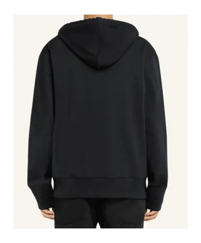 Courrèges Buttoned Sweatshirt In Black