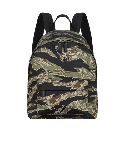 Givenchy Essential U Backpack In Nylon With Camo Print In Black