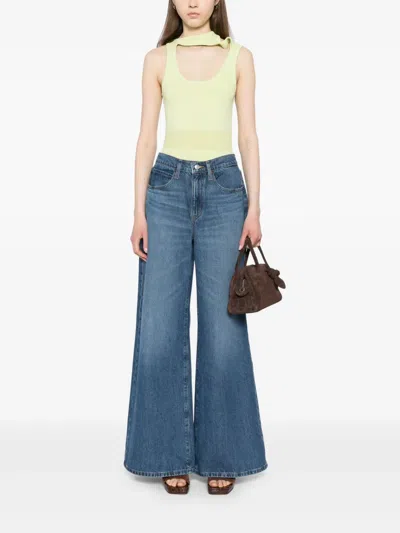Frame Pixie Seraphina Extra Wide Leg Jean In Blue