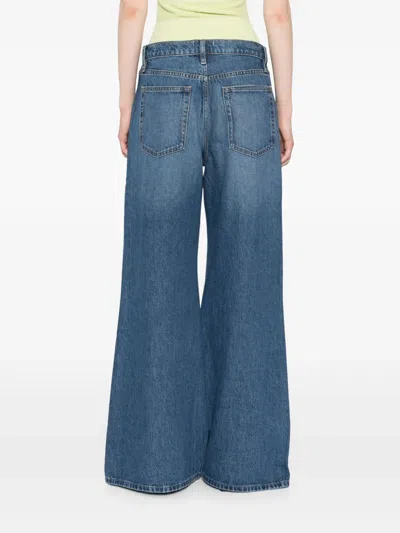 Frame Pixie Seraphina Extra Wide Leg Jean In Blue