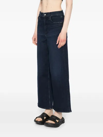 Rag & Bone Wide-leg Jeans In Blue