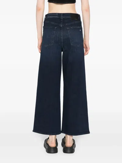 Rag & Bone Wide-leg Jeans In Blue