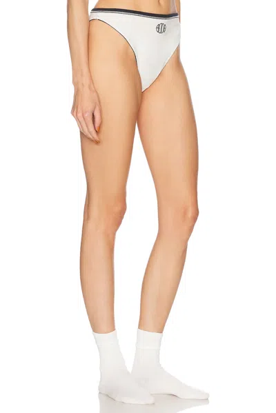 Bode Deco Brief In Cream