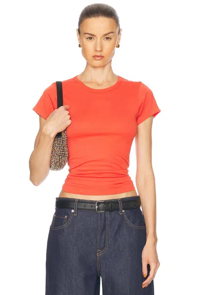 Éterne Fitted Short Sleeve T-shirt In Red