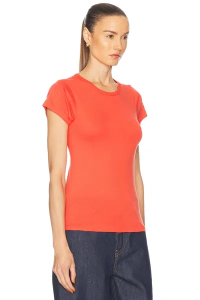 Éterne Fitted Short Sleeve T-shirt In Red