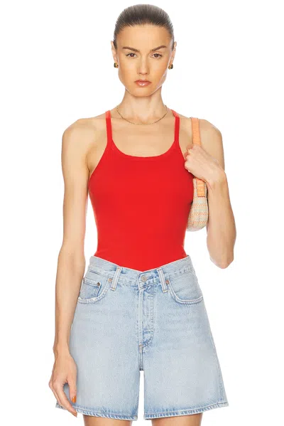 Éterne Rib Tank Top In Poppy