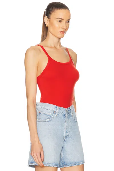 Éterne Rib Tank Top In Poppy