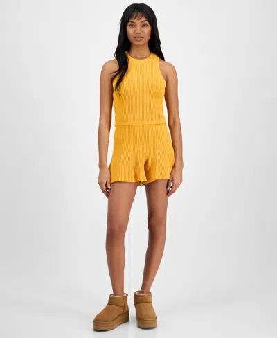 Ugg Women's Jodee Lightweight Ribbed Sleep Shorts In Santol