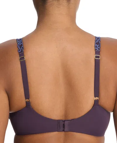 Natori Pure Luxe Custom Coverage Contour Underwire Bra In Verbna,sea