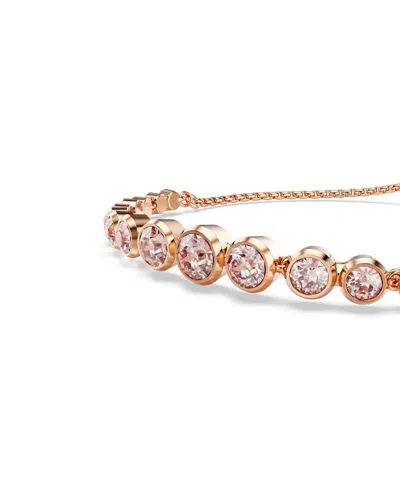 Swarovski Imber Tennis Bracelet In Pink